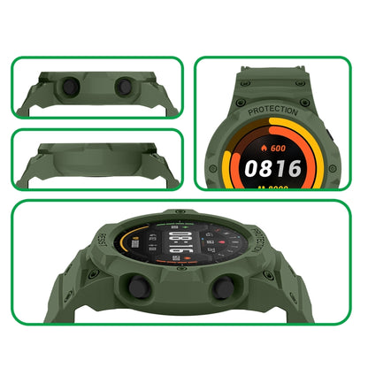 For Xiaomi Watch Color Sport Armor Unibody TPU Watch Band Case(Army Green) - Watch Bands by buy2fix | Online Shopping UK | buy2fix