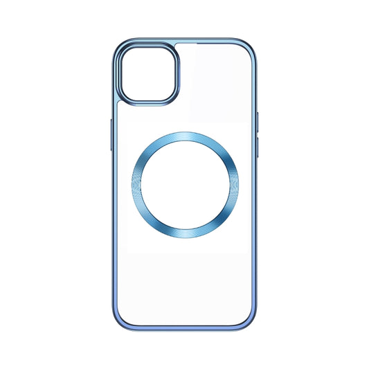 For iPhone 14 TOTUDESIGN AA-188 Crystal Series TPU+PC MagSafe Case (Blue) - iPhone 14 Cases by TOTUDESIGN | Online Shopping UK | buy2fix