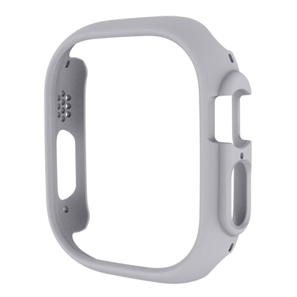 Half-inclusive PC Protective Case For Apple Watch Ultra 49mm / Apple Watch Ultra 2 49mm(Light Grey) - Watch Cases by buy2fix | Online Shopping UK | buy2fix