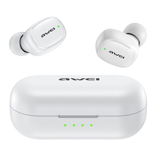 awei T13 Pro Bluetooth Sports Headset(White) - Bluetooth Earphone by awei | Online Shopping UK | buy2fix