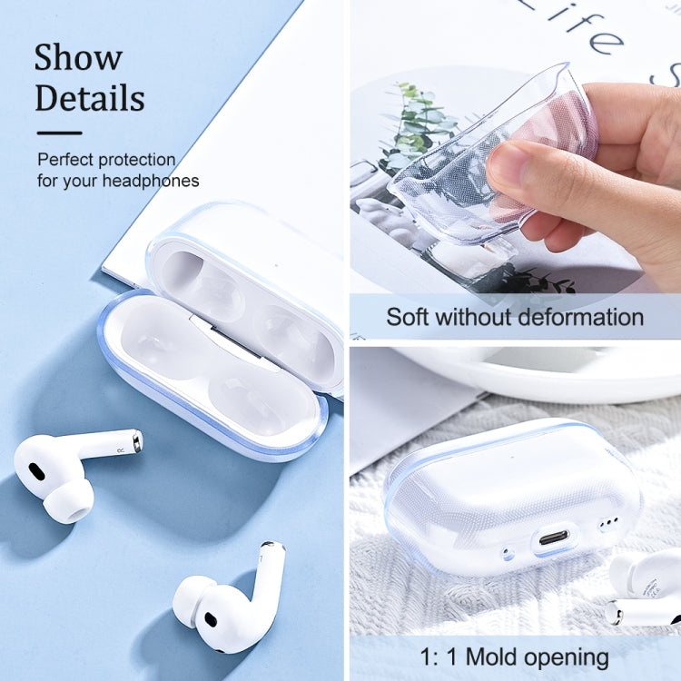 For AirPods Pro 2 Earphone Transparent TPU Protective Case - For AirPods Pro 2 by buy2fix | Online Shopping UK | buy2fix