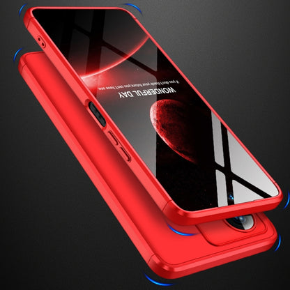 For vivo Y22 / Y22s GKK Three Stage Splicing Full Coverage PC Phone Case(Red) - vivo Cases by GKK | Online Shopping UK | buy2fix