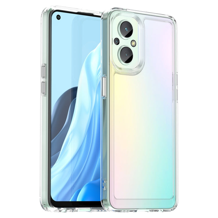 For OPPO A96 5G Candy Series TPU Phone Case(Transparent) - OPPO Cases by buy2fix | Online Shopping UK | buy2fix