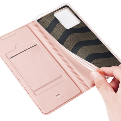 For Xiaomi 12 Lite 5G NE DUX DUCIS Skin Pro Series Horizontal Flip Phone Leather Case(Rose Gold) - Xiaomi Cases by DUX DUCIS | Online Shopping UK | buy2fix