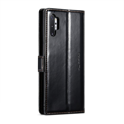 For Samsung Galaxy Note10+ CaseMe 003 Crazy Horse Texture Leather Phone Case(Black) - Galaxy Phone Cases by CaseMe | Online Shopping UK | buy2fix