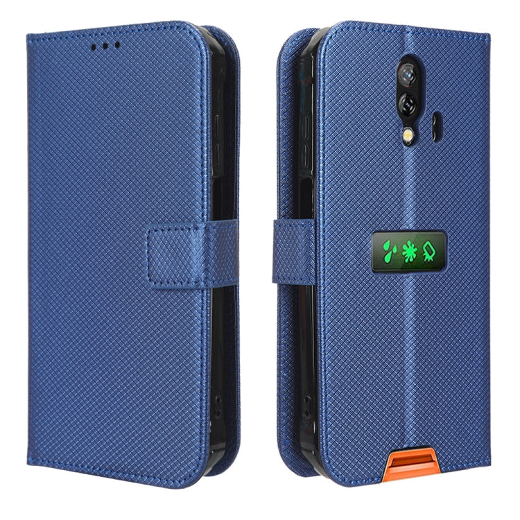 For Blackview BV7200 Diamond Texture Leather Phone Case(Blue) - More Brand by buy2fix | Online Shopping UK | buy2fix