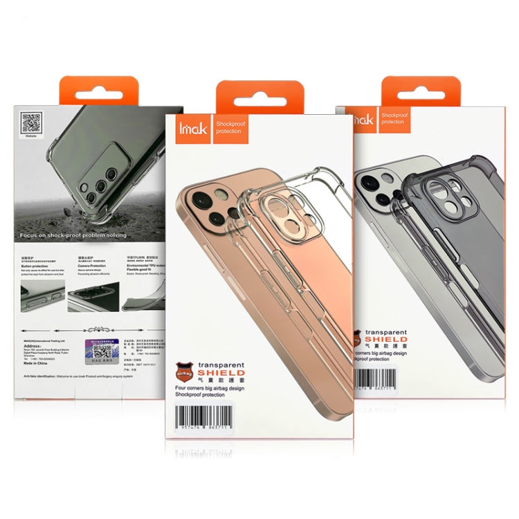 For Xiaomi Redmi K60E 5G imak Shockproof Airbag TPU Phone Case(Transparent) - Xiaomi Cases by imak | Online Shopping UK | buy2fix