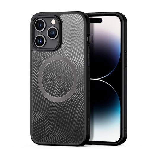 For iPhone 15 Pro Max DUX DUCIS Aimo Mag Series TPU + PC MagSafe Frosted Feel Phone Case(Black) - iPhone 15 Pro Max Cases by DUX DUCIS | Online Shopping UK | buy2fix
