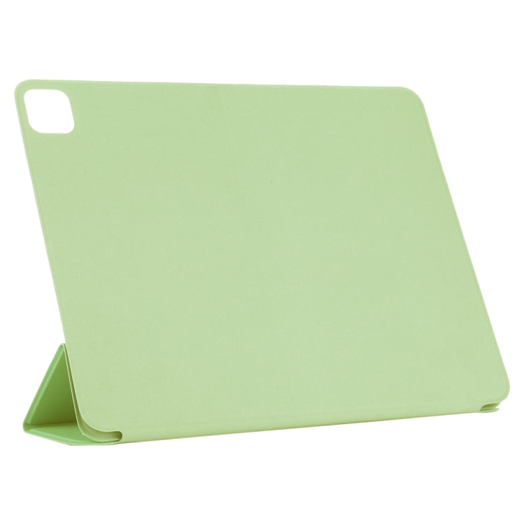 For iPad Air 13 2024 / Pro 12.9 2020 Active Buckle Magnetic PU Leather Tablet Case With Holder & Sleep / Wake-up Function(Light Green) - iPad Pro 12.9 (2020) Cases by buy2fix | Online Shopping UK | buy2fix