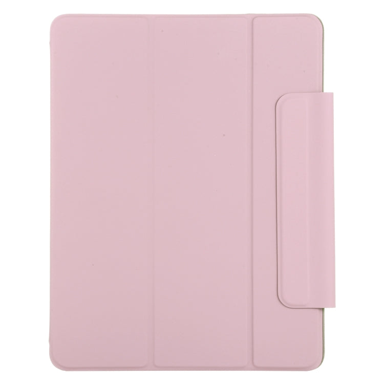 For iPad Air 13 2024 / Pro 12.9 2020 Active Buckle Magnetic PU Leather Tablet Case With Holder & Sleep / Wake-up Function(Pink) - iPad Pro 12.9 (2020) Cases by buy2fix | Online Shopping UK | buy2fix