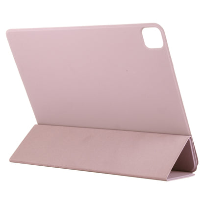 For iPad Air 13 2024 / Pro 12.9 2020 Active Buckle Magnetic PU Leather Tablet Case With Holder & Sleep / Wake-up Function(Pink) - iPad Pro 12.9 (2020) Cases by buy2fix | Online Shopping UK | buy2fix