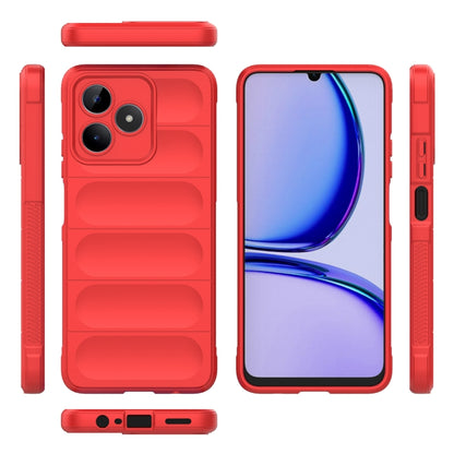 For Realme C53 4G Magic Shield TPU + Flannel Phone Case(Dark Blue) - Realme Cases by buy2fix | Online Shopping UK | buy2fix