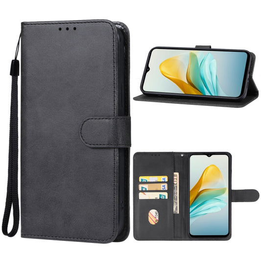 For ZTE Blade A53+ Leather Phone Case(Black) - ZTE Cases by buy2fix | Online Shopping UK | buy2fix