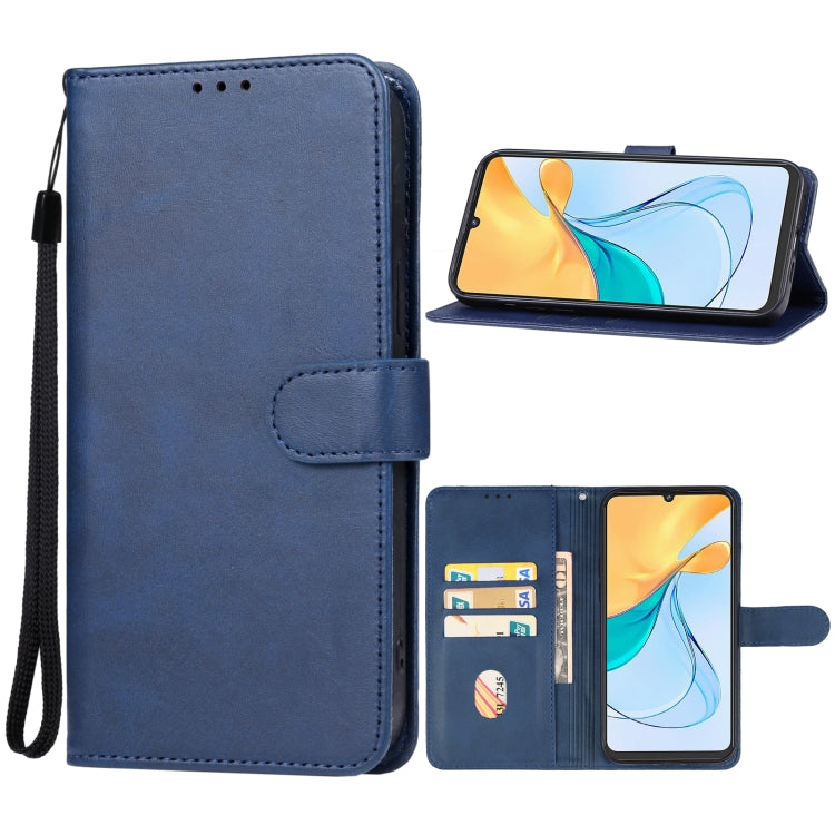 For ZTE Blade V50 Vita Leather Phone Case(Blue) - ZTE Cases by buy2fix | Online Shopping UK | buy2fix