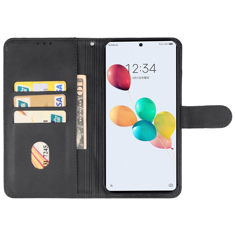 For ZTE Anshin Family/JP Version/A303ZT Leather Phone Case(Black) - ZTE Cases by buy2fix | Online Shopping UK | buy2fix