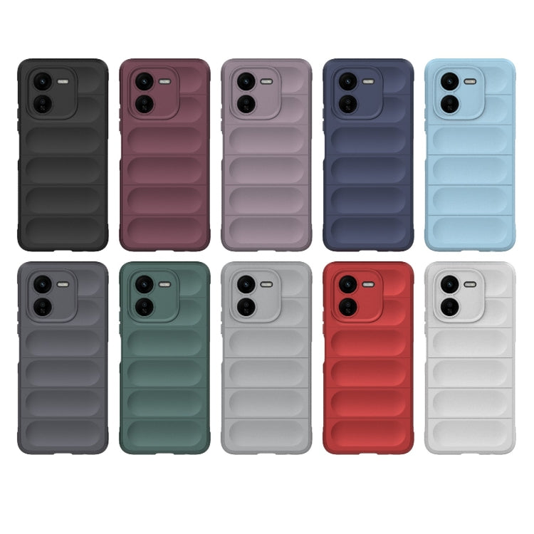 For vivo iQOO Z9X 5G Magic Shield TPU + Flannel Phone Case(Dark Blue) - vivo Cases by buy2fix | Online Shopping UK | buy2fix
