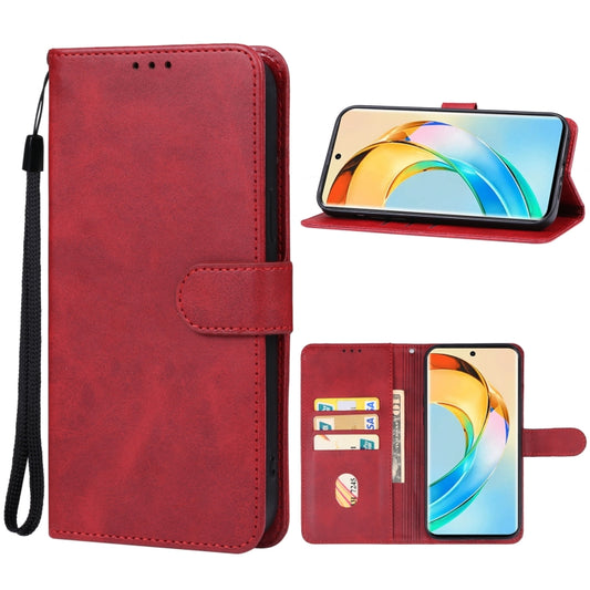 For Honor X9b Leather Phone Case(Red) - Honor Cases by buy2fix | Online Shopping UK | buy2fix
