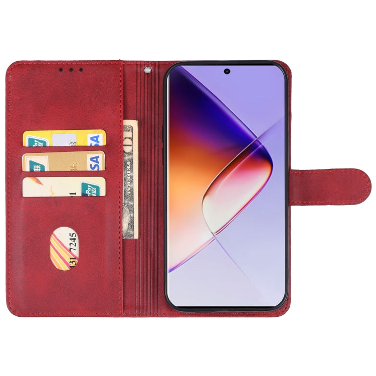 For Infinix Note 40 Pro+ 5G Leather Phone Case(Red) - Infinix Cases by buy2fix | Online Shopping UK | buy2fix