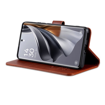 For vivo X200 Pro AZNS Sheepskin Texture Flip Leather Phone Case(Brown) - X200 Pro Cases by AZNS | Online Shopping UK | buy2fix