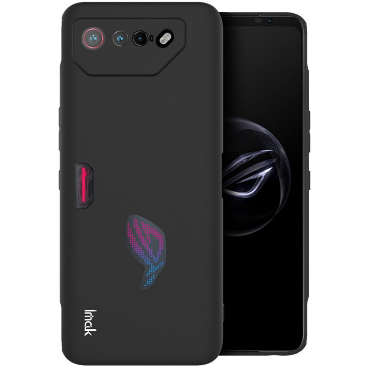 For Asus ROG Phone 7 IMAK UC-3 Series Shockproof Frosted TPU Phone Case(Black) - ASUS Cases by imak | Online Shopping UK | buy2fix