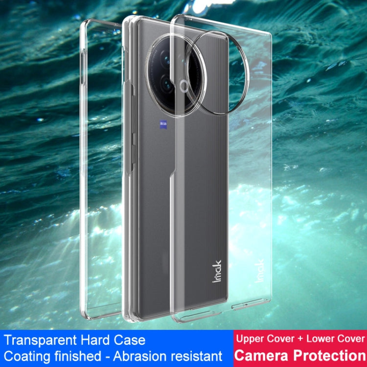 For vivo X Fold2 imak Wing II Pro Series Wear-resisting Crystal Phone Case(Transparent) - vivo Cases by imak | Online Shopping UK | buy2fix