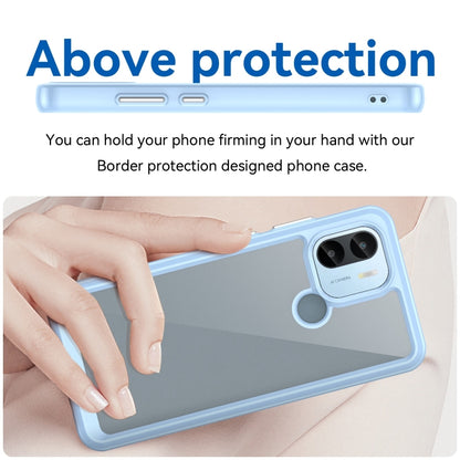 For Xiaomi Redmi A2+ Colorful Series Acrylic Hybrid TPU Phone Case(Blue) - Xiaomi Cases by buy2fix | Online Shopping UK | buy2fix