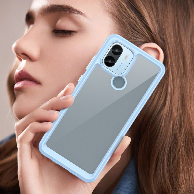 For Xiaomi Redmi A2+ Colorful Series Acrylic Hybrid TPU Phone Case(Blue) - Xiaomi Cases by buy2fix | Online Shopping UK | buy2fix