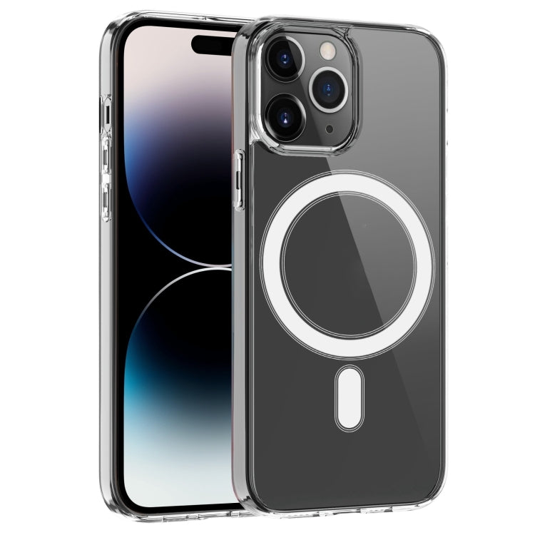 For iPhone 16 Pro MagSafe Clear Acrylic PC +TPU Phone Case(Transparent) - iPhone 16 Pro Cases by buy2fix | Online Shopping UK | buy2fix