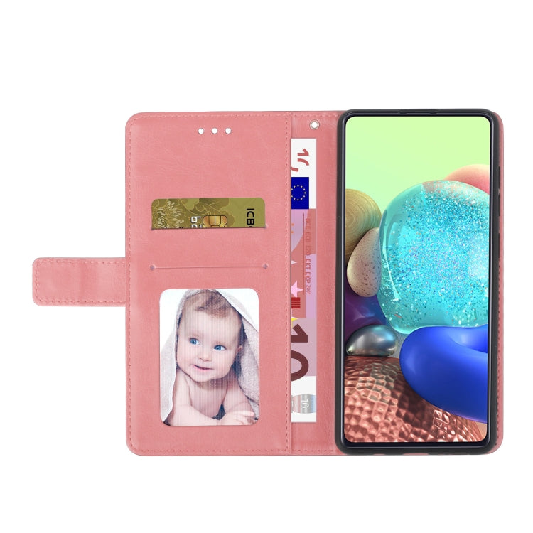 For iPhone 16e HT01 Y-shaped Pattern Flip Leather Phone Case(Pink) - iPhone 16e Cases by buy2fix | Online Shopping UK | buy2fix