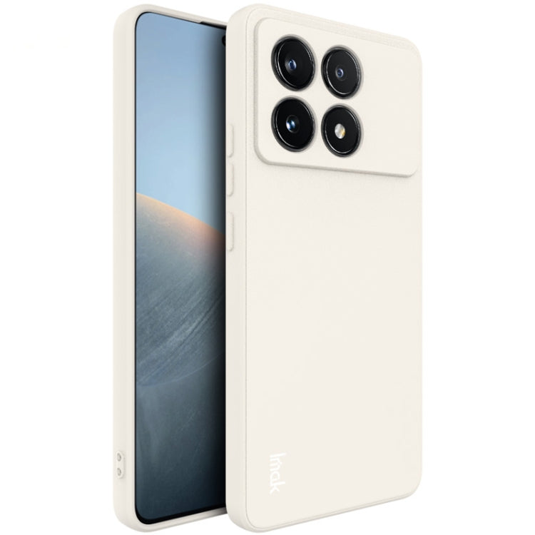 For Xiaomi Poco X6 Pro 5G/Redmi K70E 5G IMAK UC-4 Series Straight Edge TPU Soft Phone Case(White) - K70E Cases by imak | Online Shopping UK | buy2fix