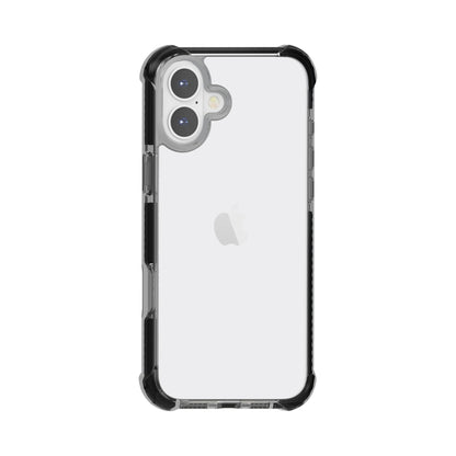 For iPhone 16 Plus Four-corner Shockproof TPU + Acrylic Phone Case(Black) - iPhone 16 Plus Cases by buy2fix | Online Shopping UK | buy2fix