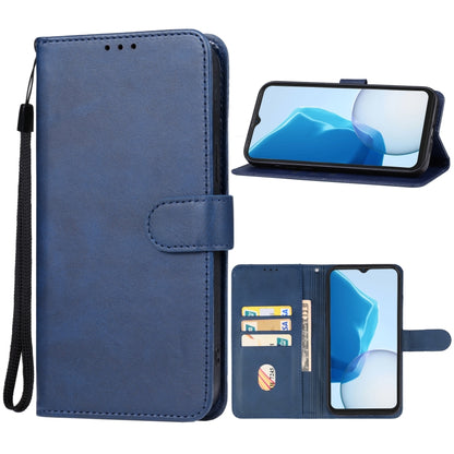 For DOOGEE N55 Leather Phone Case(Blue) - Doogee Cases by buy2fix | Online Shopping UK | buy2fix