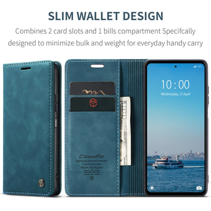 For Xiaomi Redmi 12 4G / 12 5G／Note 12R CaseMe 013 Multifunctional Horizontal Flip Leather Phone Case(Blue) - Xiaomi Cases by CaseMe | Online Shopping UK | buy2fix