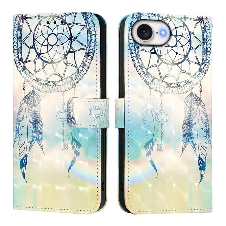 For iPhone SE 2024 3D Painting Horizontal Flip Leather Phone Case(Dream Wind Chimes) - More iPhone Cases by buy2fix | Online Shopping UK | buy2fix