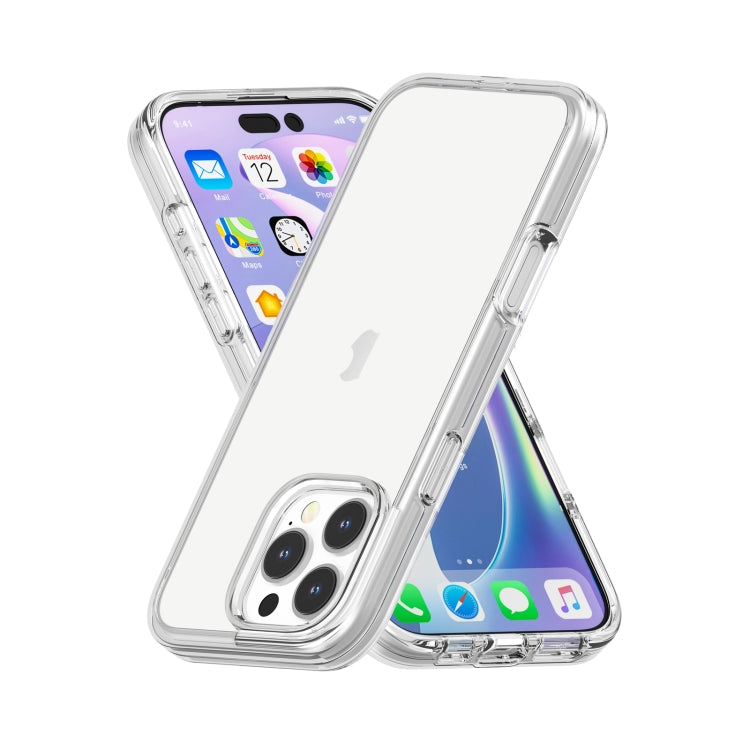 For iPhone 16 Pro Max Shockproof Terminator Transparent Phone Case(Transparent) - iPhone 16 Pro Max Cases by buy2fix | Online Shopping UK | buy2fix