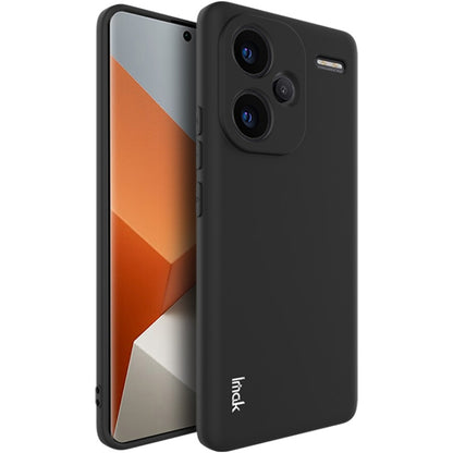 For Xiaomi Redmi Note 13 Pro+ 5G IMAK UC-3 Series Shockproof Frosted TPU Protective Phone Case(Black) - Xiaomi Cases by imak | Online Shopping UK | buy2fix