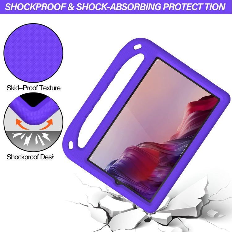 For Lenovo Tab M9 2023 Handle Portable EVA Shockproof Tablet Case(Purple) - Lenovo by buy2fix | Online Shopping UK | buy2fix