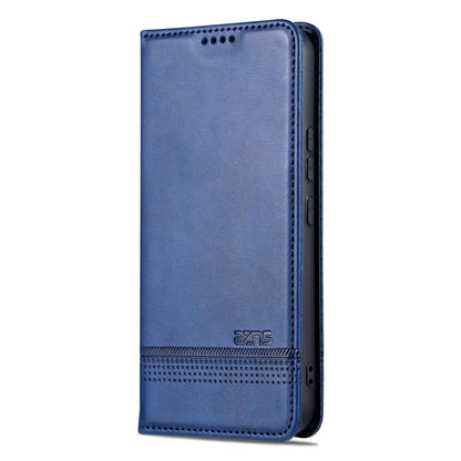 For Samsung Galaxy S23 FE 5G AZNS Magnetic Calf Texture Flip Leather Phone Case(Dark Blue) - Galaxy S23 FE 5G Cases by AZNS | Online Shopping UK | buy2fix