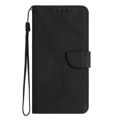 For Samsung Galaxy Xcover 7 5G Stitching Embossed Leather Phone Case(Black) - Galaxy Phone Cases by buy2fix | Online Shopping UK | buy2fix