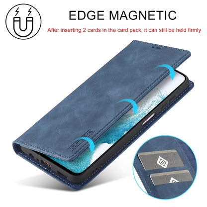 For Samsung Galaxy S23 FE 5G LC.IMEEKE Strong Magnetism Microfiber Leather Phone Case(Blue) - Galaxy S23 FE 5G Cases by LC.IMEEKE | Online Shopping UK | buy2fix