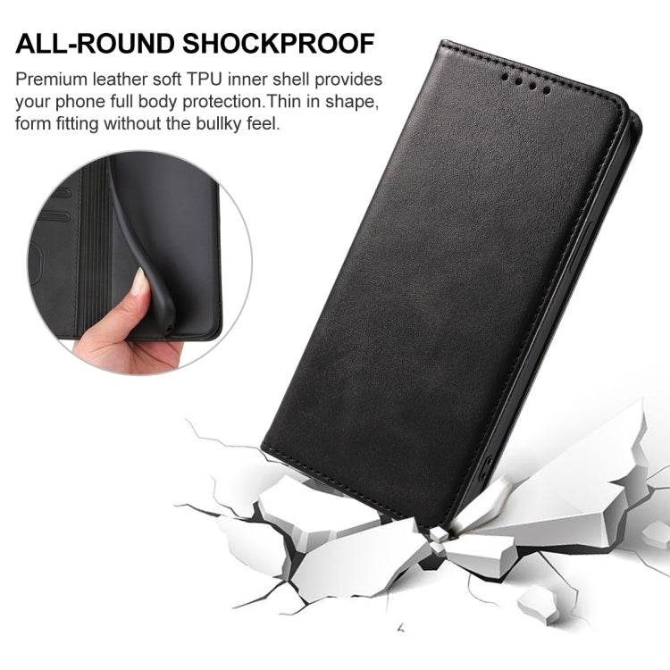 For Ulefone Armor X13 Magnetic Closure Leather Phone Case(Black) - Ulefone Cases by buy2fix | Online Shopping UK | buy2fix