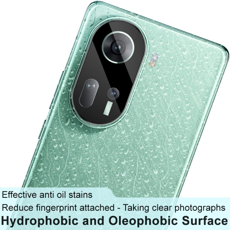 For OPPO Reno11 5G Global IMAK Rear Camera Lens Glass Film Black Version - For OPPO by imak | Online Shopping UK | buy2fix