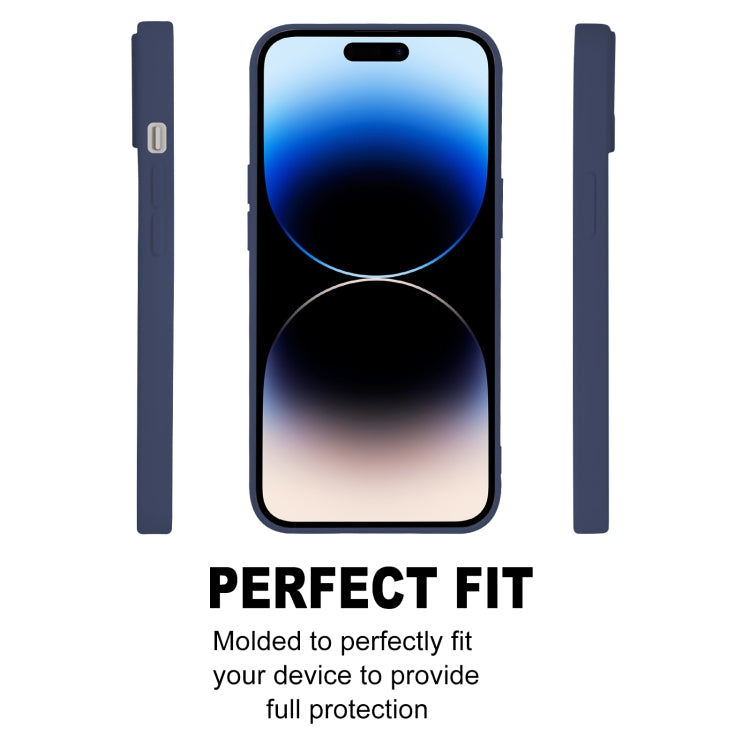 For iPhone 15 Pro Max GOOSPERY SOFT FEELING Liquid TPU Soft Phone Case(Dark Blue) - iPhone 15 Pro Max Cases by GOOSPERY | Online Shopping UK | buy2fix