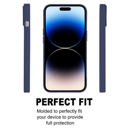 For iPhone 15 Pro Max GOOSPERY SOFT FEELING Liquid TPU Soft Phone Case(Dark Blue) - iPhone 15 Pro Max Cases by GOOSPERY | Online Shopping UK | buy2fix