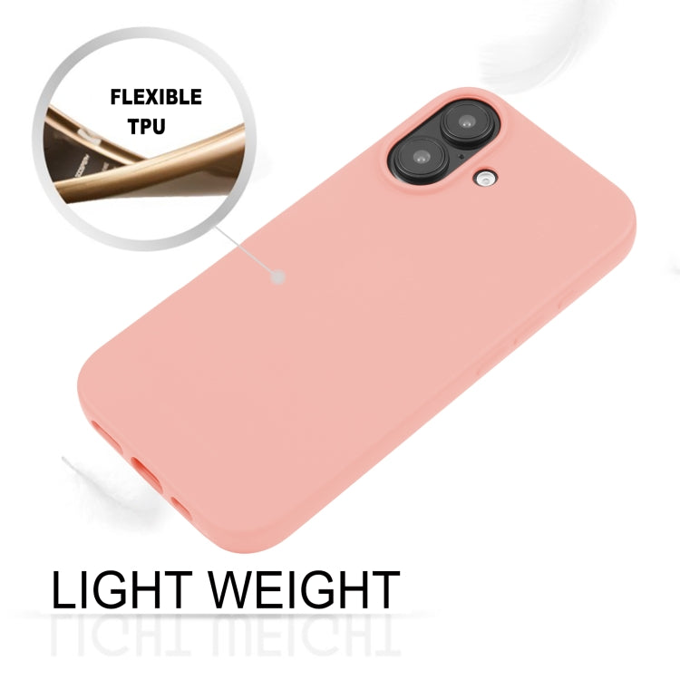 For iPhone 16 GOOSPERY SOFT FEELING Liquid TPU Soft Phone Case(Pink) - iPhone 16 Cases by GOOSPERY | Online Shopping UK | buy2fix