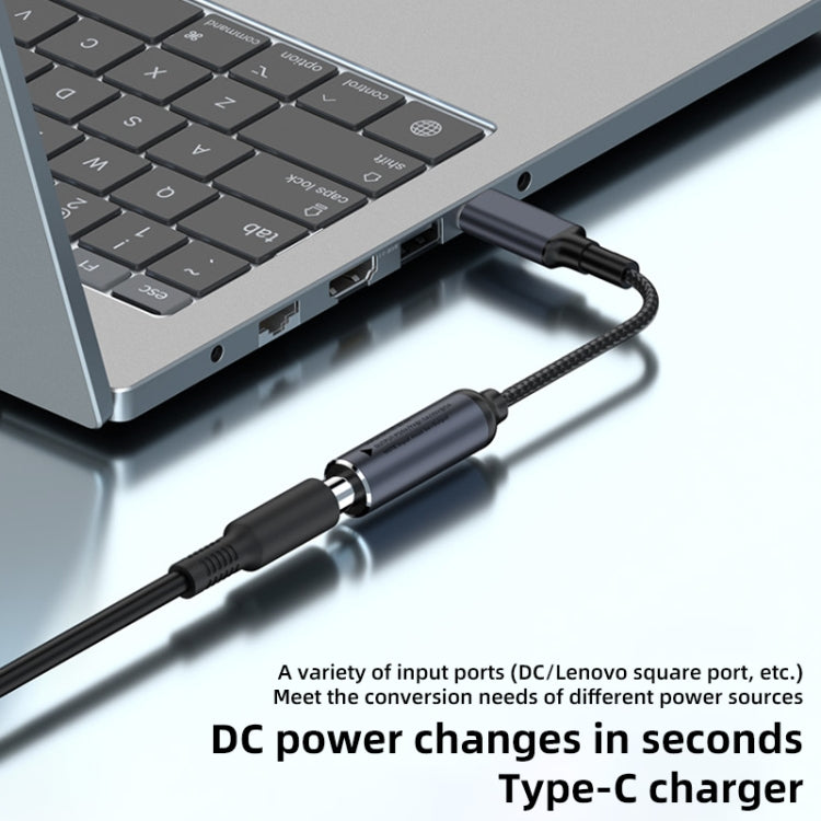 DC 4.0 x 1.35mm to USB-C / Type-C Male 100W Computer Charging Adapter Connector - Universal Power Adapter by buy2fix | Online Shopping UK | buy2fix