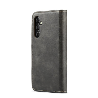 For Samsung Galaxy S23 FE 5G DG.MING Crazy Horse Texture Detachable Magnetic Leather Case(Grey) - Galaxy S23 FE 5G Cases by DG.MING | Online Shopping UK | buy2fix