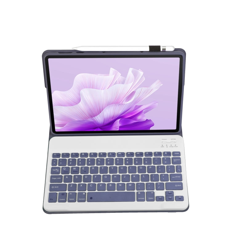 For Huawei MatePad 11.5 2023 AH17 Lambskin Texture Ultra-thin Detachable Bluetooth Keyboard Leather Case(Purple) - Huawei Keyboard by buy2fix | Online Shopping UK | buy2fix