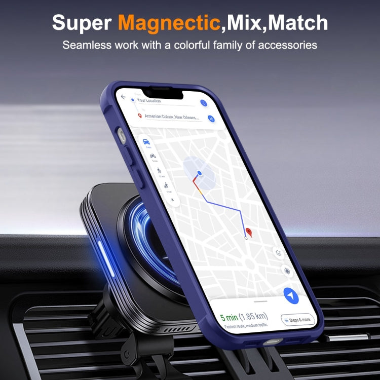 For iPhone 14 / 13 MagSafe Magnetic Phone Case(Klein Blue) - iPhone 14 Cases by buy2fix | Online Shopping UK | buy2fix