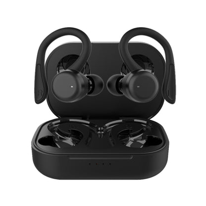 T&G T40 TWS IPX6 Waterproof Hanging Ear Wireless Bluetooth Earphones with Charging Box(Black) - TWS Earphone by T&G | Online Shopping UK | buy2fix